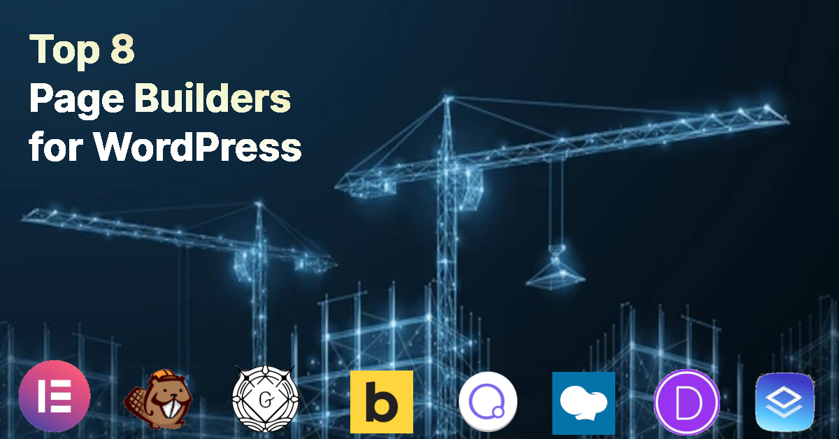 Top 8 page builders for WordPress